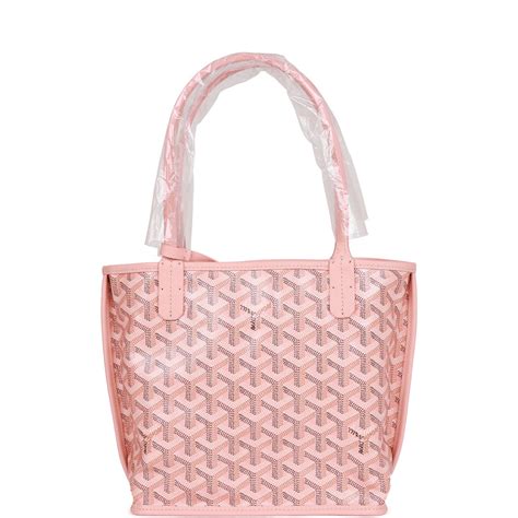 goyard pink mini tote|anjou mini bag price 2023.